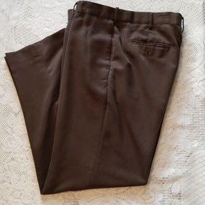 Savane Tailored 2u Mens Brown Dress Slack